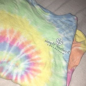Kids Simply Southern Tye Dye Shirt
